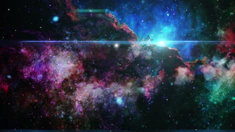 Nebulosa-En-El-Espacio-Oscuro-Universo-Tachonado-De-Estrellas,-Cosmos