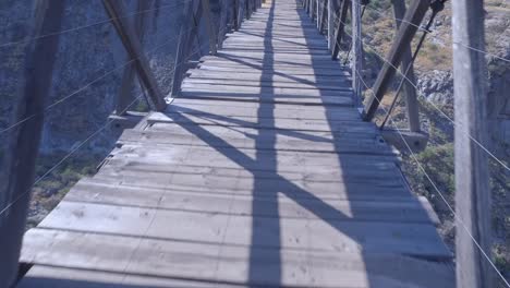 Ojuela-bridge,-hanging,-in-Durango,-Mapimi-Mexico