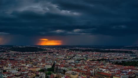 aerial-time-lapse-of-rain-storm-approaching-Prague