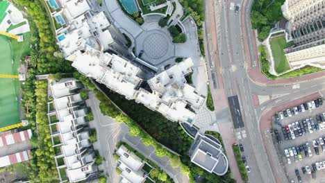 Aerial-view-of-Hong-Kong-Wu-Kai-Sha-area-with-modern-residential-building-complex