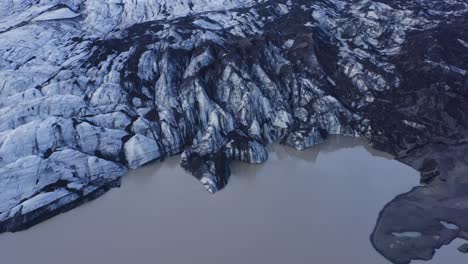 Amazing-Ice-Carved-And-Carvasses-Landscape-At-Solheimajokull-Glacier-Outlet-In-Southern-Iceland-At-Daytime