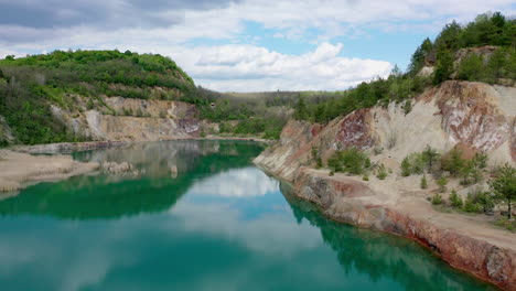 Old-quarry-lake-with-beautiful-turquoise-water
