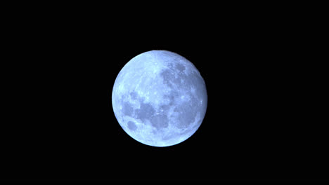Großer-Vollmonduntergang-Bei-Monduntergang-Während-Der-Astronomischen-Dämmerung