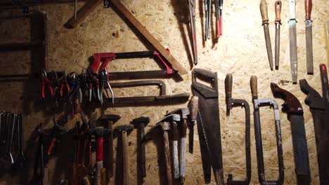 Vintage-Workshop-with-Old-Woodworking-Tools