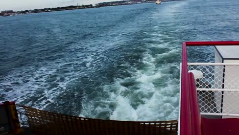 A-view-from-the-stern-of-Casco-Bay-Ferry-showing-wake