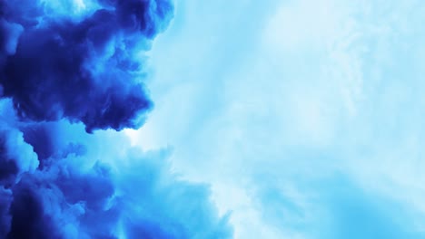blue-cloud-in-the-sky,-Cumulonimbus-cloud