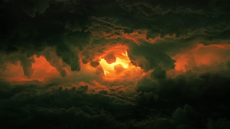 Atmosphäre-In-Cumulonimbus-Wolken-Und-Gewittern