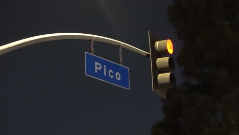 Pico-Boulevard-Los-Angeles-Straßenschild