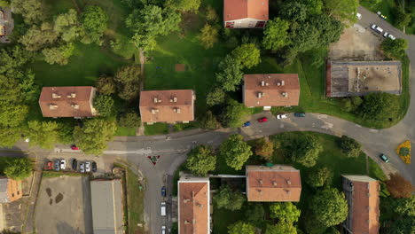 Moving-aerial-view-town-Hungary-Ózd