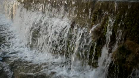 Einen-Wasserfall-In-Einem-Kleinen-Süßwasserkanal-Fangen