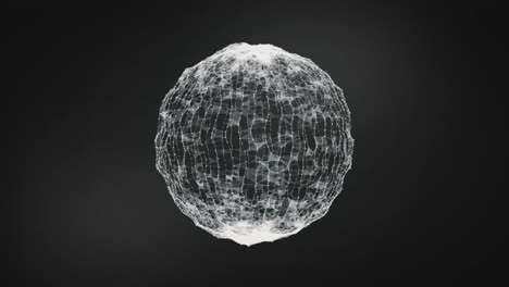 Magnetic-disturbance,-a-wobbling-Plexus-sphere---VFX-3d-Motion-graphics-animation