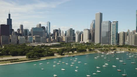 Chicago-Skyline-on-a-Summer-Afternoon