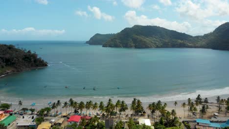 Vollständige-Ansicht-Von-Maracas-Bay-In-Trinidad
