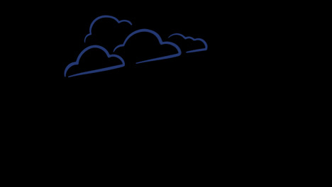 weather-cloud-icon-loop-Animation-video-transparent-background-with-alpha-channel