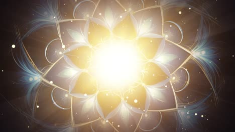 Meditative-Cosmic-Lotus:-Futuristic-Harmony-Mandala