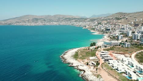 Beautiful-beach-in-Saranda-on-the-Ionian-Sea
