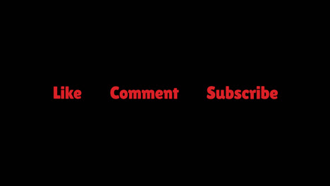 Fun-and-bouncy-animated-"Like-Comment-Subscribe"-red-text-and-icons-to-easily-overlay-onto-your-YouTube-videos