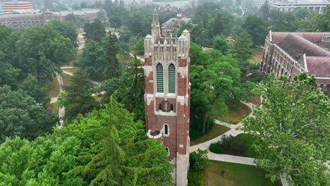 Torre-Beaumont-En-El-Campus-De-La-Universidad-Estatal-De-Michigan