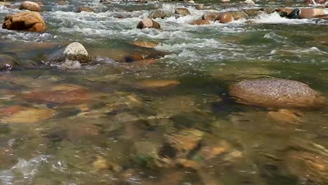 mountain-river-clear-water-flowing-on-rocks-at-day-from-flat-angle-video-is-taken-at-umtong-river-dawki-meghalaya-north-east-india