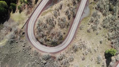Drone-shot-spinning-over-a-windy-road