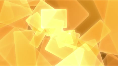 Background-animation-loop-of-round-edge-yellow-rectangles-in-a-continuously-evolving-complex-formation