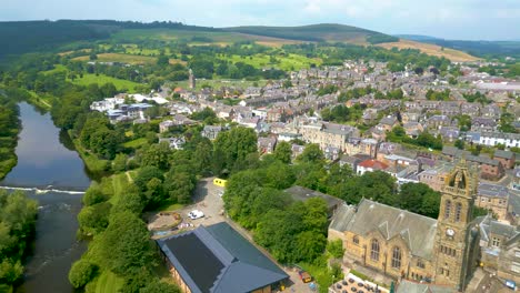 Aerial-Drone-shot-panning-round-over-the-town-of-Peebles-in-the-Scottish-Borders