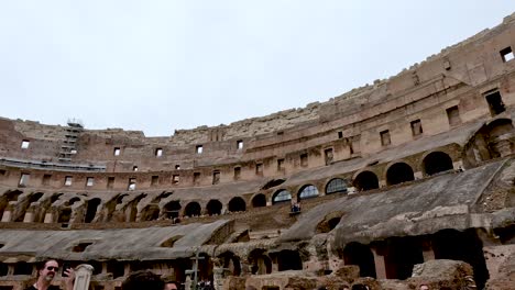 360-Panoramic-View-Of-The-Roman-Colosseum-Amphitheatre-Over-The-Hypogeum