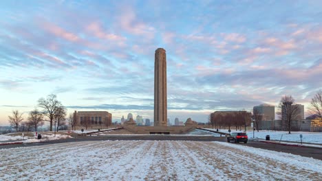 A-View-of-the-Horizon-at-National-WWI-Museum-and-Memorial-Timelapse