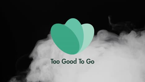 Rauchenthüllung-Des-Logos-Der-Lebensmittelabfall-App-„Too-Good-To-Go“.