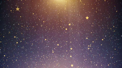 Golden-Beams:-Twinkling-Stardust-Symphony,-Festive-Glow-and-Celestial-Lights