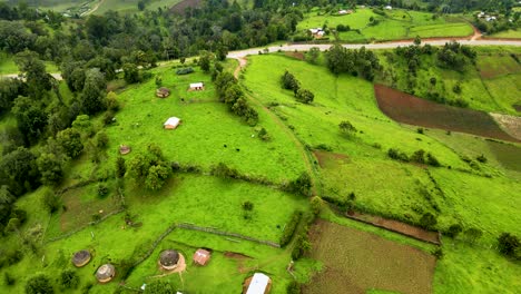 Aerial-drone-view-of-Africa-kenya