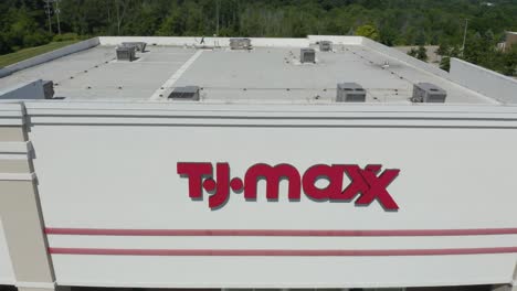 Close-Up-Aerial-View-of-TJ-Maxx-Store-Sign