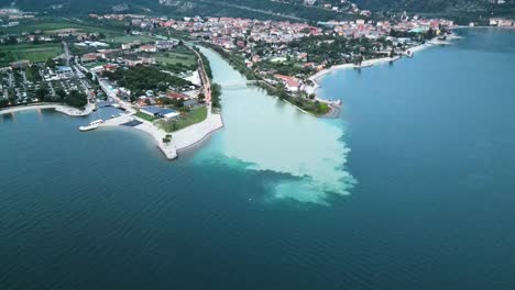 Garda-Lake-Aerial-Drone-Footage-At-Riva-Del-Garda