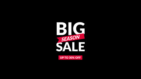 big-season-sale-up-to-30%-off-special-offer-animation-motion-graphic-videoRoyalty-free-Stock-4K-Footage-with-Alpha-Channel---ProRes-4444