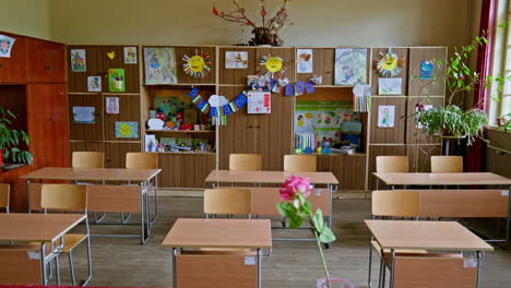 Ambiente-De-Aula-Para-Niños-En-Edad-Escolar-Educación-Petko-Slaveykov-Primaria