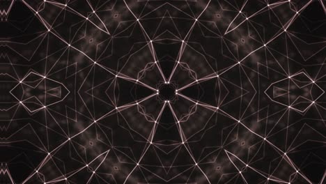 Geometrisches-Design,-Abstraktes-Fraktales-Kaleidoskop
