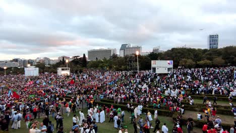 wide-view-of-young-crowd-waving-flags-in-World-youth-day-celebrations-in-Lisbon