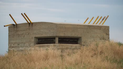Single-concrete-hut-in-Rocky-Mountain-Arsenal-National-Wildlife-Refuge
