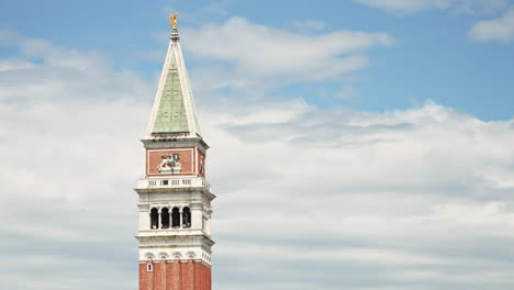 Close-up-of-the-top-of-the-Campanile-in-St
