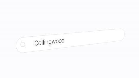 Escribiendo-Collingwood-En-El-Cuadro-De-Búsqueda