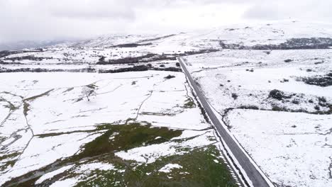 Winter-Snow-Mountain-Road-Aerial-View