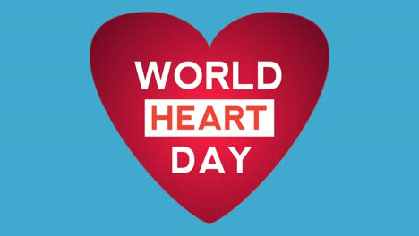 World-Heart-day-Text-animation-with-red-Heart-sign-symbol-on-blue-background-motion-graphics-video-elements