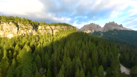 Alpine-forest-in-the-base-of-Tre-Cime-di-Lavaredo