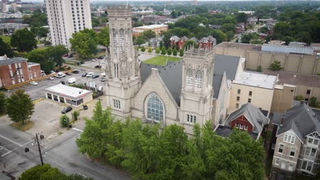 Experimente-La-Grandeza-De-Una-Magnífica-Iglesia-Antigua-Que-Adorna-El-Corazón-Del-Centro-De-Louisville-Y-Muestra-Su-Belleza-Histórica-Y-Su-Importancia-Arquitectónica.