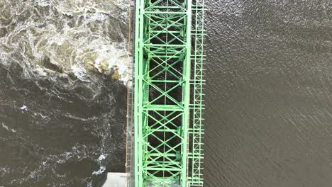 Top-down-view-of-a-bridge-and-loch-system