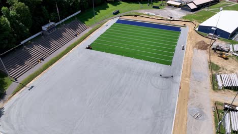 aerial-artificial-turf-at-grayson-county-high-school-in-independence-virginia-installation-aerial