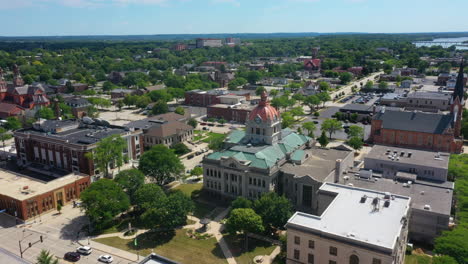 Aerial-view-toward-the-Brown-County-Courthouse