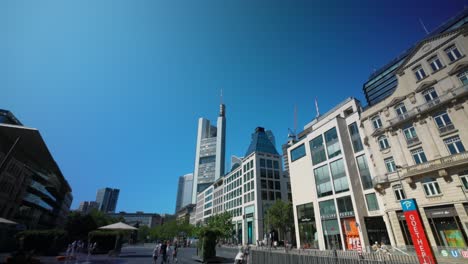 Cobblestone-Yard-Near-Louis-Vuitton-Frankfurt-Shopping-Store-In-Frankfurt,-Germany