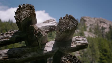 Step-into-history-with-captivating-footage-of-the-ruins-of-an-old-cabin-nestled-in-the-Colorado-landscape-under-a-large-mountain