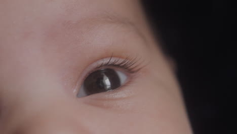 Macro-shot-of-a-baby-boy's-eyes